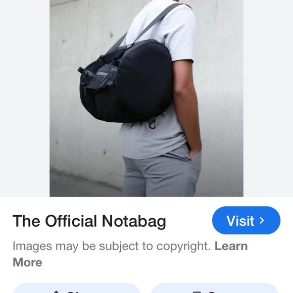 Notabag Black Duffel Bag - Picture 6 of 7